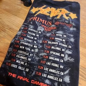 Pre-owned Slayer The Last Campaign Tour Shirt 2019 2X